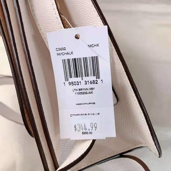 COACH C5632 BRYNN FLAP CROSSBODY GOLD/CHALK - Picture 7 of 7